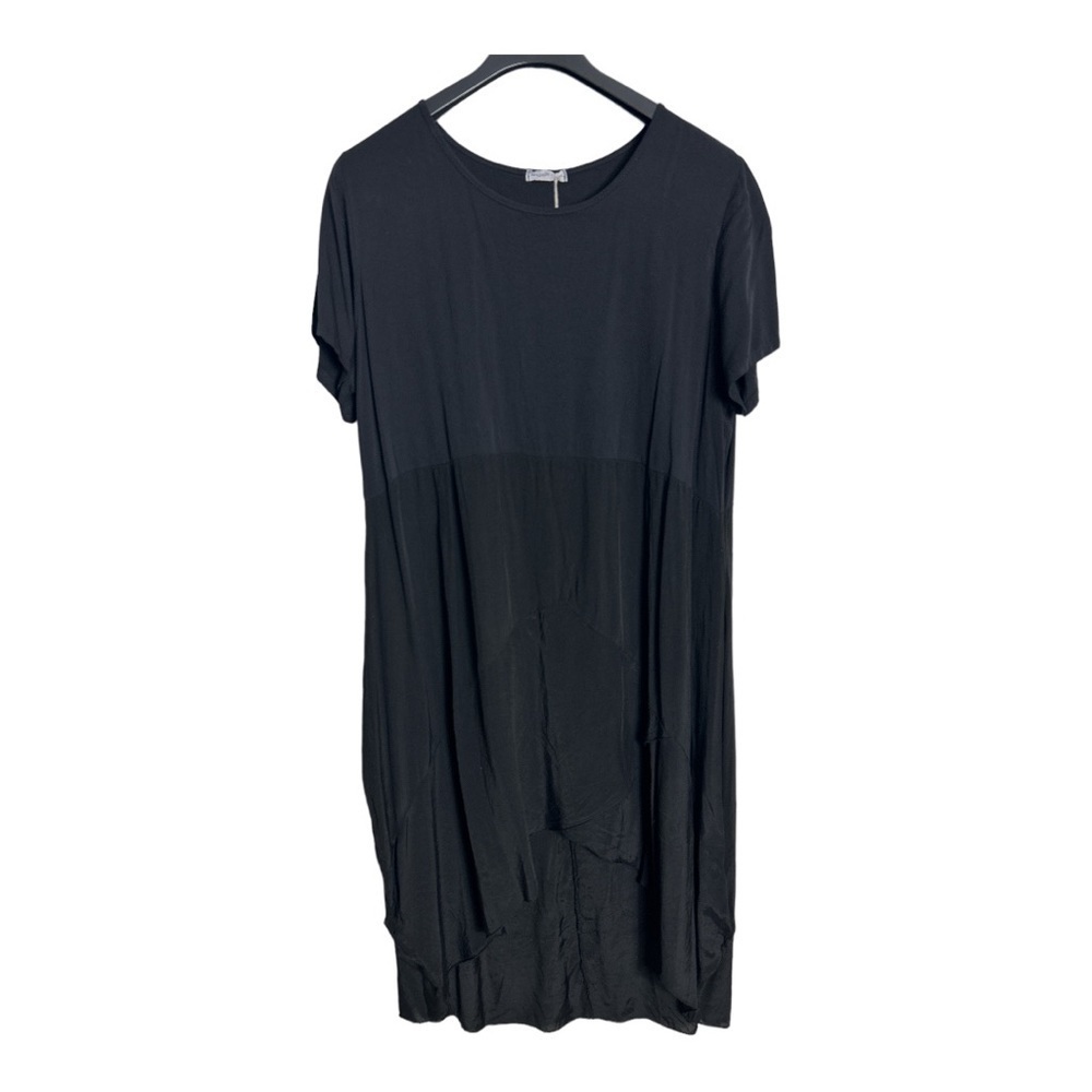 Shyloh Made in Italy Black Lagenlook Dress OS